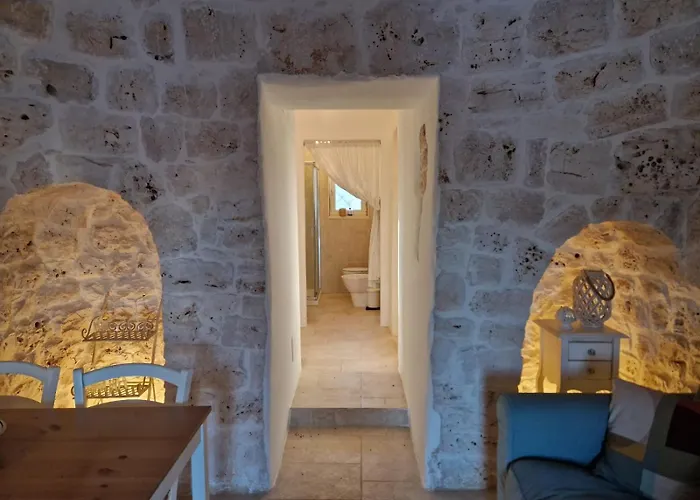 Trullo Mit Atemberaubender Atmosphaere Naehe * Ostuni